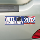 在職者無し! バンパーステッカー (車上)