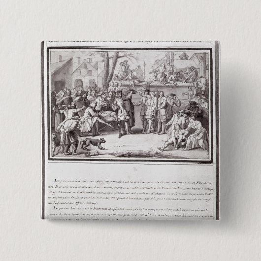 在郷軍の選挙 缶バッジ (正面)