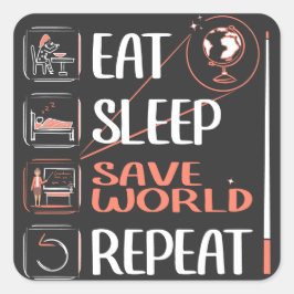 地すごい理先生救ワールド感謝ギフト スクエアシール