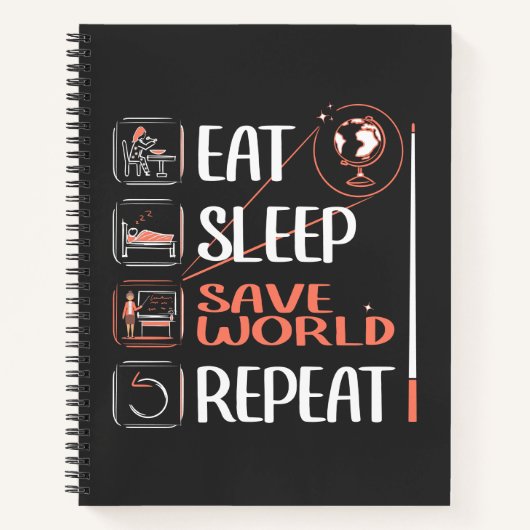 地すごい理先生救ワールド感謝ギフト ノートブック (正面)