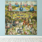 地の喜びの庭， 1490年～1500年 キャンバスプリント (インサイチュ (ウッドフロア))