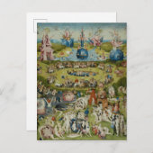 地の喜びの庭， 1490年～1500年 ポストカード (正面/裏面)