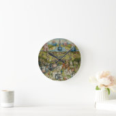 地の喜びの庭， 1490年～1500年 ラウンド壁時計 (ホーム)