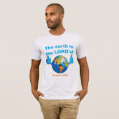 地は主の御業なり Tシャツ (正面フル)