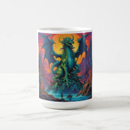 地は竜 コーヒーマグカップ