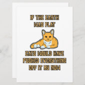 地もし面が平らな猫が全てを押しのける セーブザデート (正面/裏面)