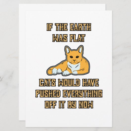 地もし面が平らな猫が全てを押しのける セーブザデート (正面/裏面)