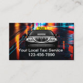 地クール方タクシー名刺代 名刺 (正面)