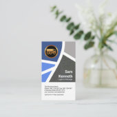 地スタイリッシュ形白道交通運転士 名刺 (スタンド正面)