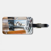 地ビールのビールのガラス ラゲッジタグ (裏面横)