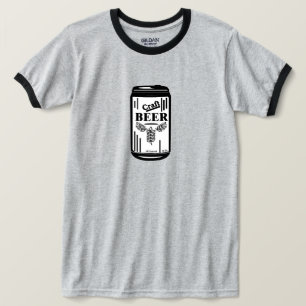 地ビール缶 Tシャツ