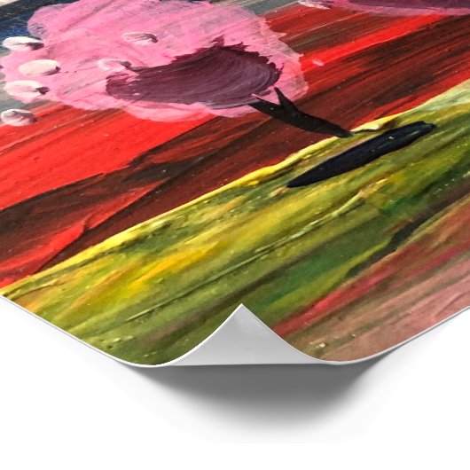 地モダン面 ポスター (角)