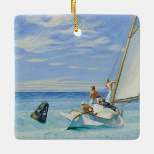 地上うねり セラミックオーナメント (正面)