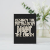 地上ではなく家父長制を破壊する ポストカード (スタンド正面)