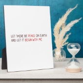 地上に平和を訪れよう フォトプラーク (側面)