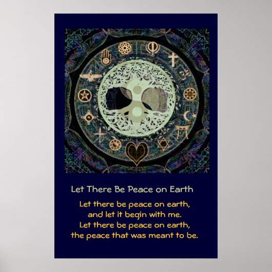 地上に平和を訪れよう ポスター (正面)