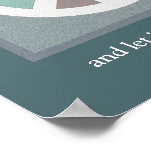 地上に平和を訪れよう ポスター (角)