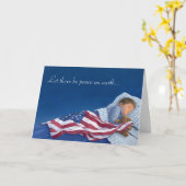 地上に平和を… カード (黄色い花)