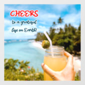 地上に感謝の応援 ウィンドウサイン (シート)