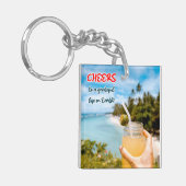 地上に感謝の応援 キーホルダー (正面左)