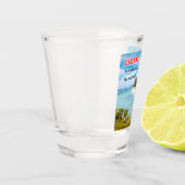 地上に感謝の応援 ショットグラス (左)