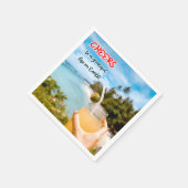 地上に感謝の応援 スタンダードカクテルナプキン (角)