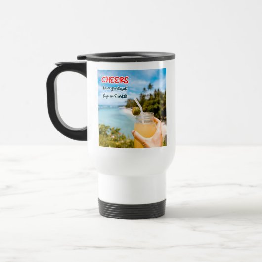 地上に感謝の応援 トラベルマグ (左)