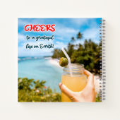 地上に感謝の応援 ノートブック (裏面)