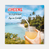 地上に感謝の応援 マグネット (正面)