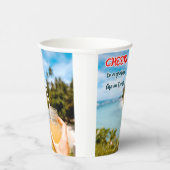 地上に感謝の応援 紙コップ (右)