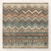 地上に ガラスコースター (正面)