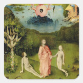 地上の喜びの庭2 スクエアシール (正面)