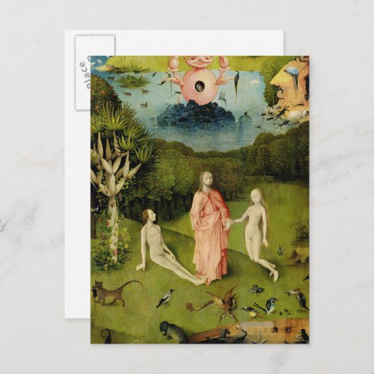 地上の喜びの庭2 ポストカード (正面/裏面)