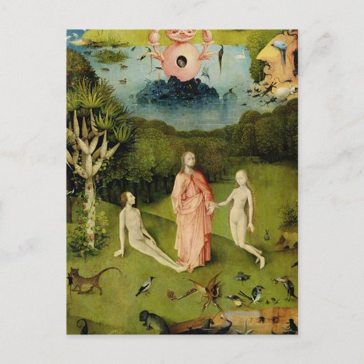 地上の喜びの庭2 ポストカード (正面)