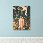 地上の喜びの庭 キャンバスプリント (インサイチュ (ウッドフロア))