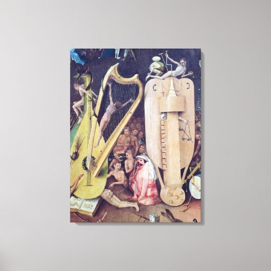 地上の喜びの庭 キャンバスプリント (正面)