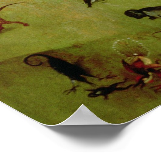 地上の喜びの庭 ポスター (角)