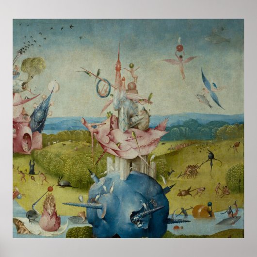 地上の喜びの庭 ポスター (正面)