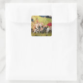 地上の喜びの庭：寓話 スクエアシール (バッグ)