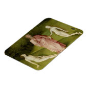 地上の喜びの庭、15世紀 マグネット (左側)