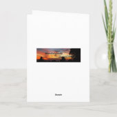 地上の娘に幸最高のせな母の日 カード (裏面)