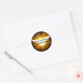 地上の平和と人に対する親善。アメリカを親切にする ラウンドシール (封筒)