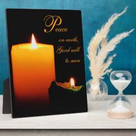 地上の平和と人への善なる意志 フォトプラーク