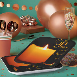 地上の平和と人への善なる意志 ペーパープレート