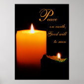 地上の平和と人への善なる意志 ポスター (正面)