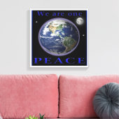 地上の平和 キャンバスプリント (インサイチュ (リビング))