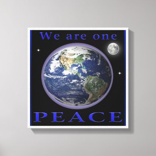 地上の平和 キャンバスプリント (正面)
