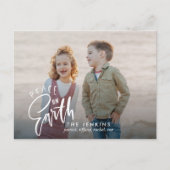 地上の平和 |クリスマスの休日の写真 ポストカード (正面)