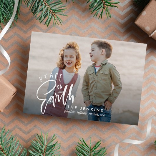 地上の平和 |クリスマスの休日の写真 ポストカード