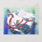 地上の平和 ポストカード (正面)